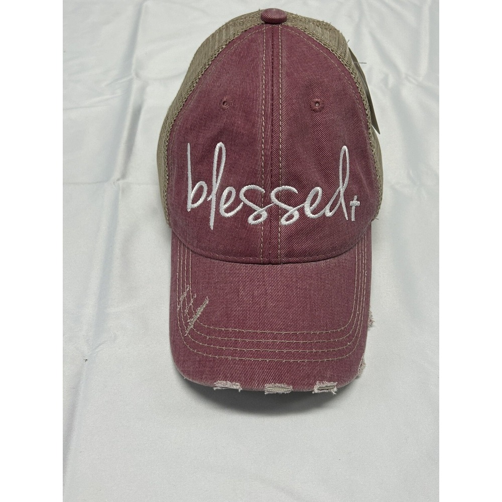Women's Katydid Blessed Mesh Hat Cap Adjustable Baseball Cap Style